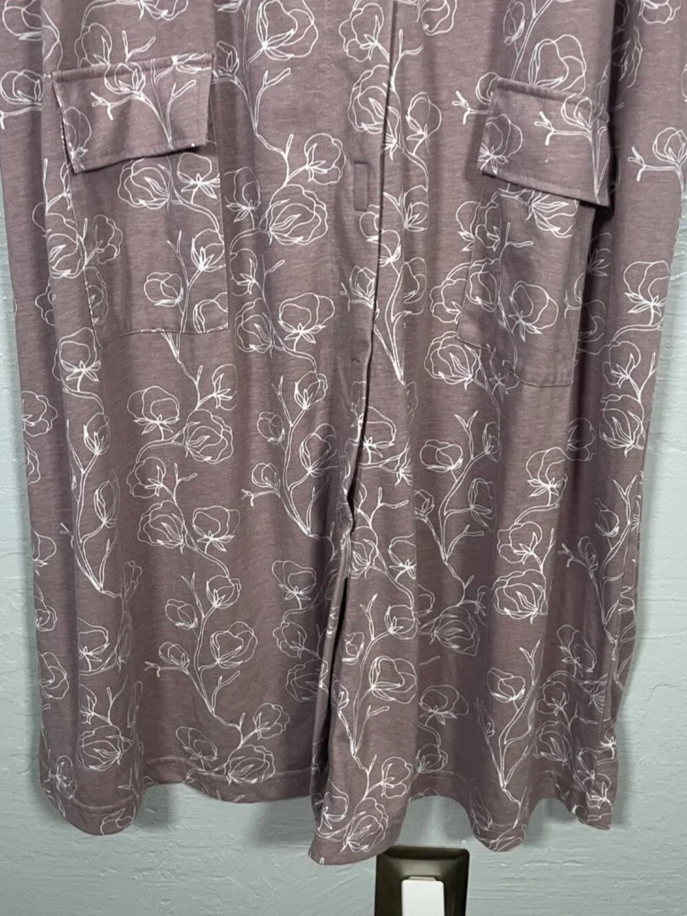 Kindred Bravely Women Plus Size 1X-2X Pink Universal Labor & Delivery Gown